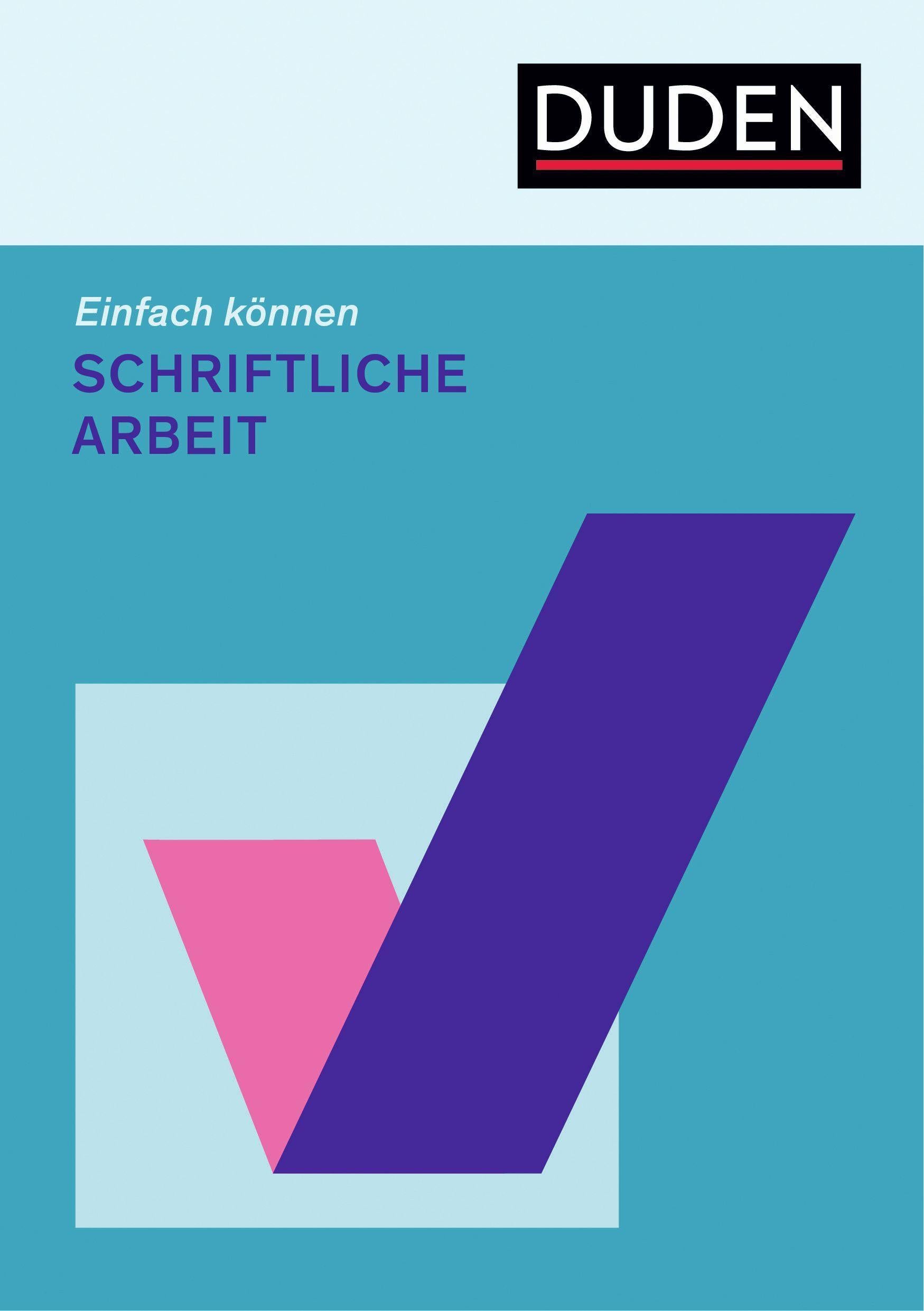 Buchcover: Einfach können - Schriftliche Arbeit