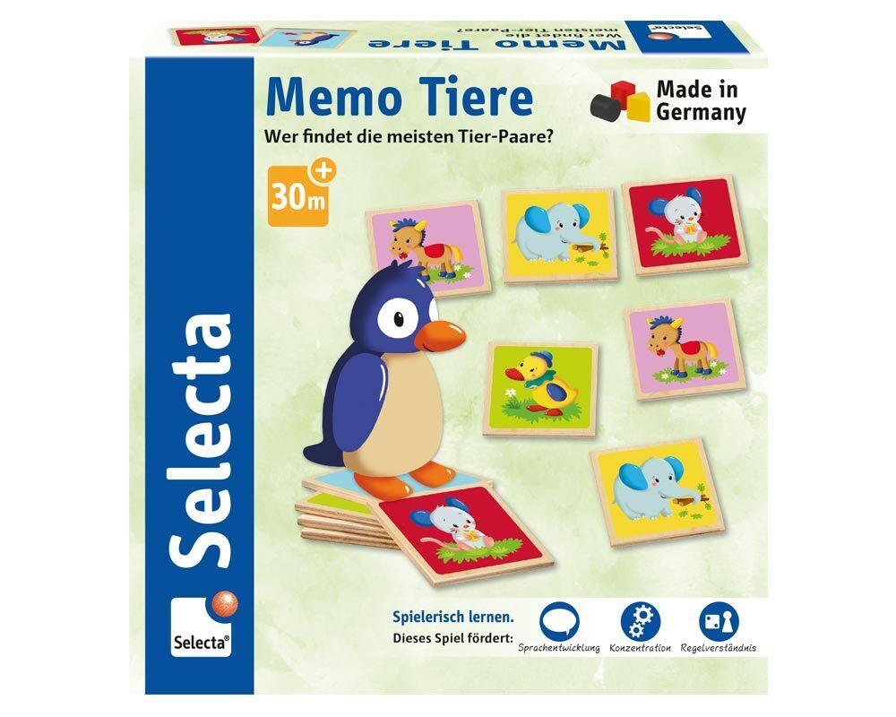 Buchcover: Memo Tiere (Kinderspiel)