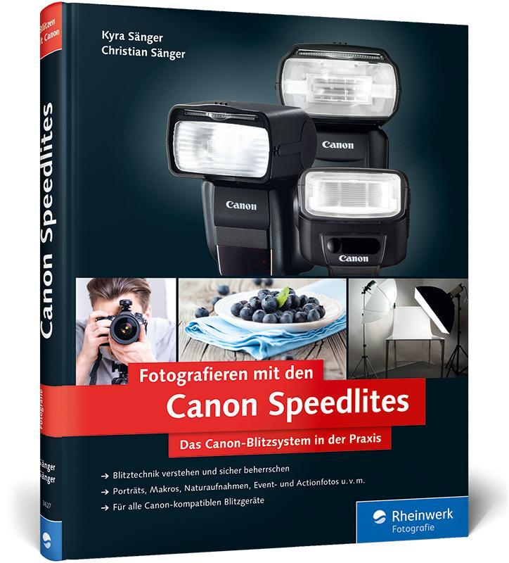 Buchcover: Fotografieren mit den Canon Speedlites