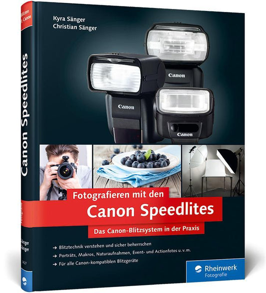 Buchcover: Fotografieren mit den Canon Speedlites