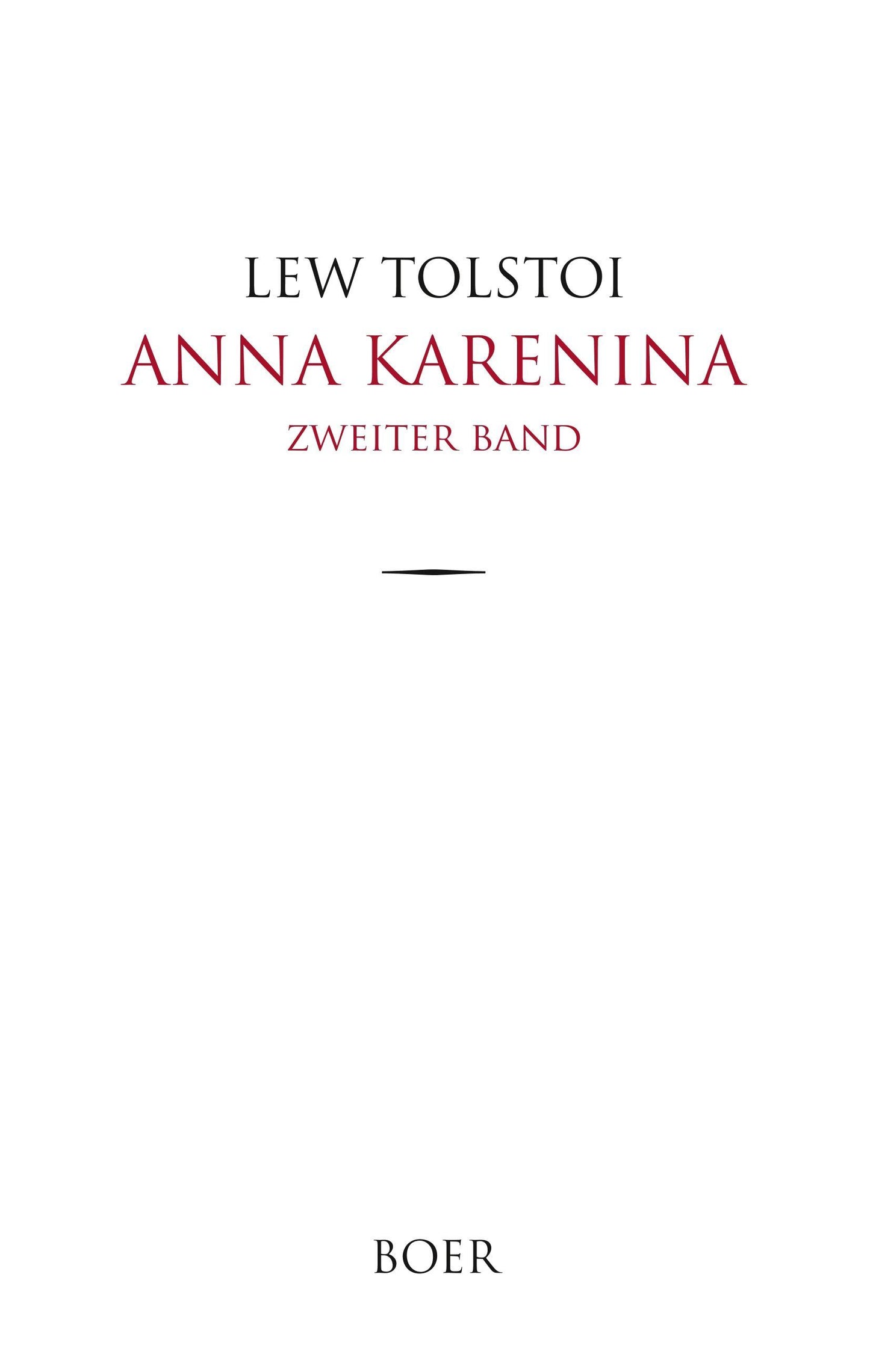 Anna Karenina