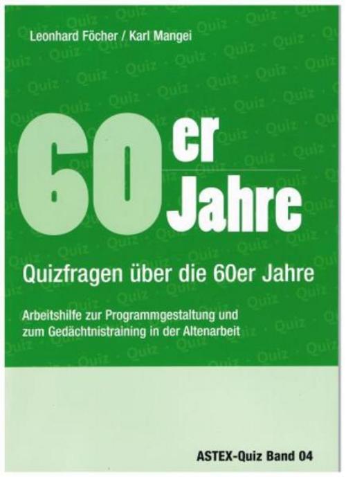 Buchcover: 60er Jahre - Quizfragen über die 60er Jahre