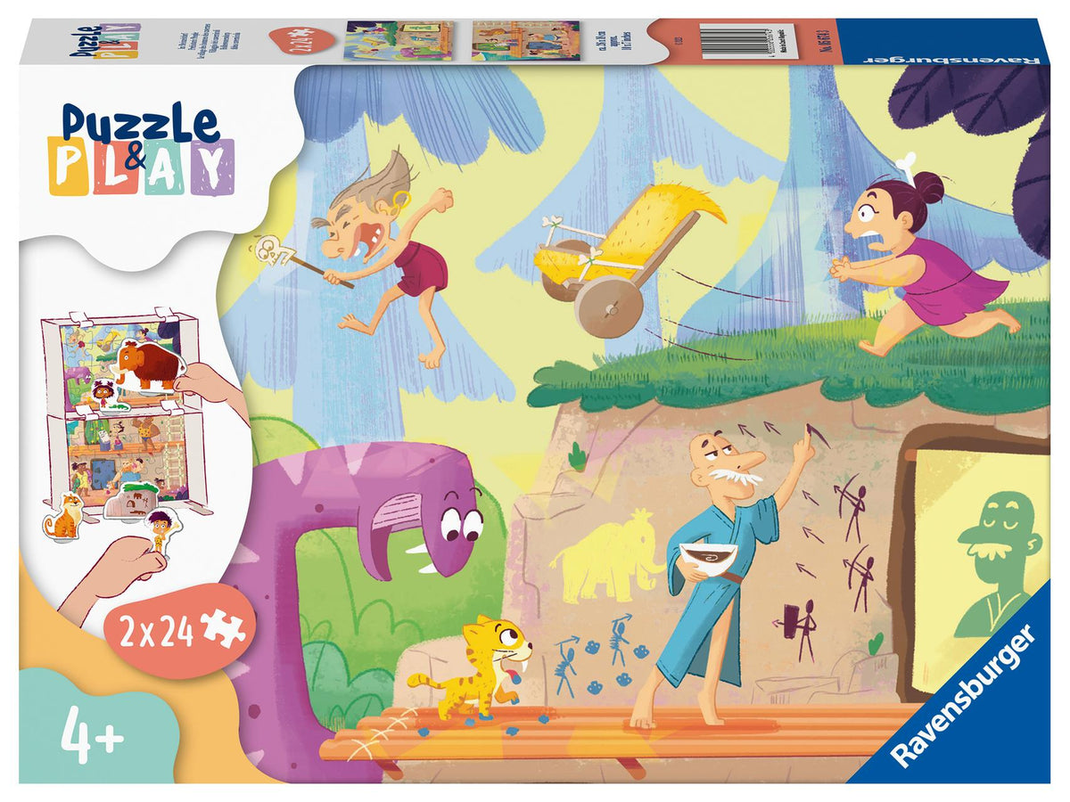 Buchcover: Puzzle & Play - Cavemen