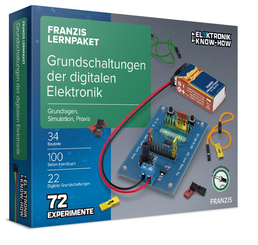 Buchcover: FRANZIS Lernpaket: Grundschaltungen der digitalen Elektronik