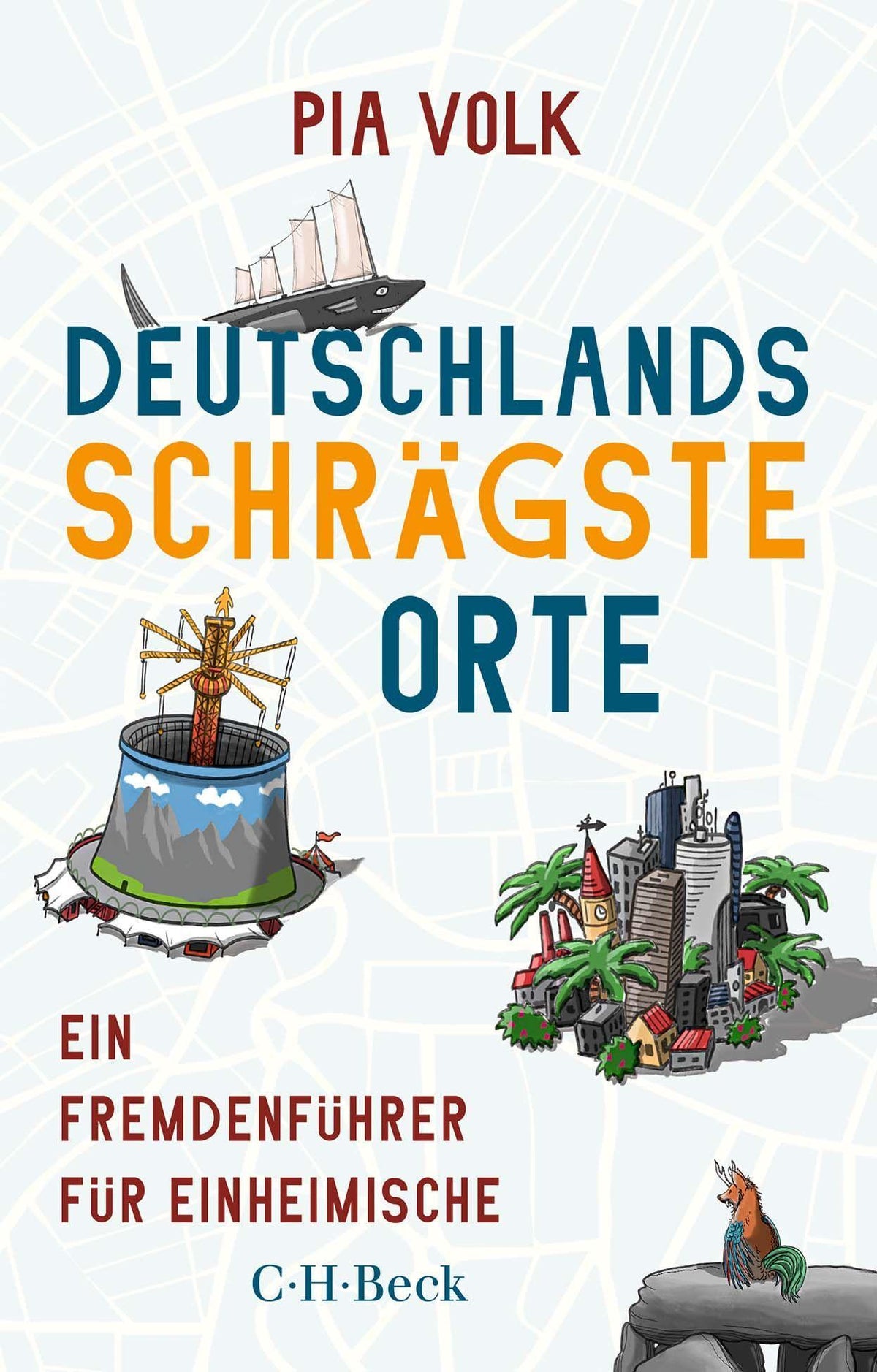 Buchcover: Deutschlands schrägste Orte