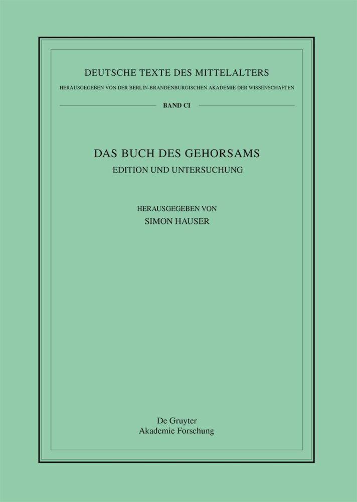 Das Buch des Gehorsams
