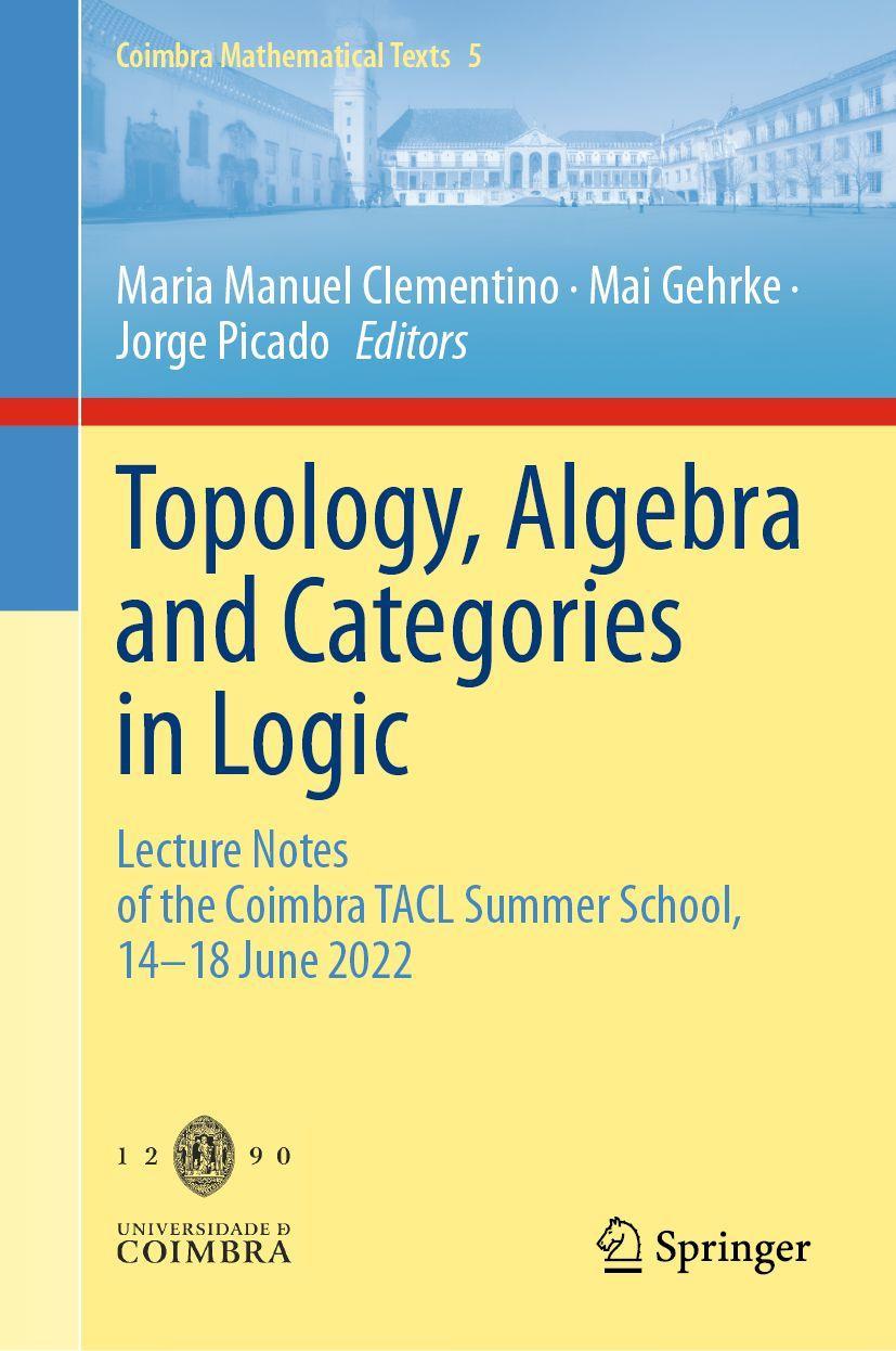 Buchcover: Topology, Algebra and Categories in Logic