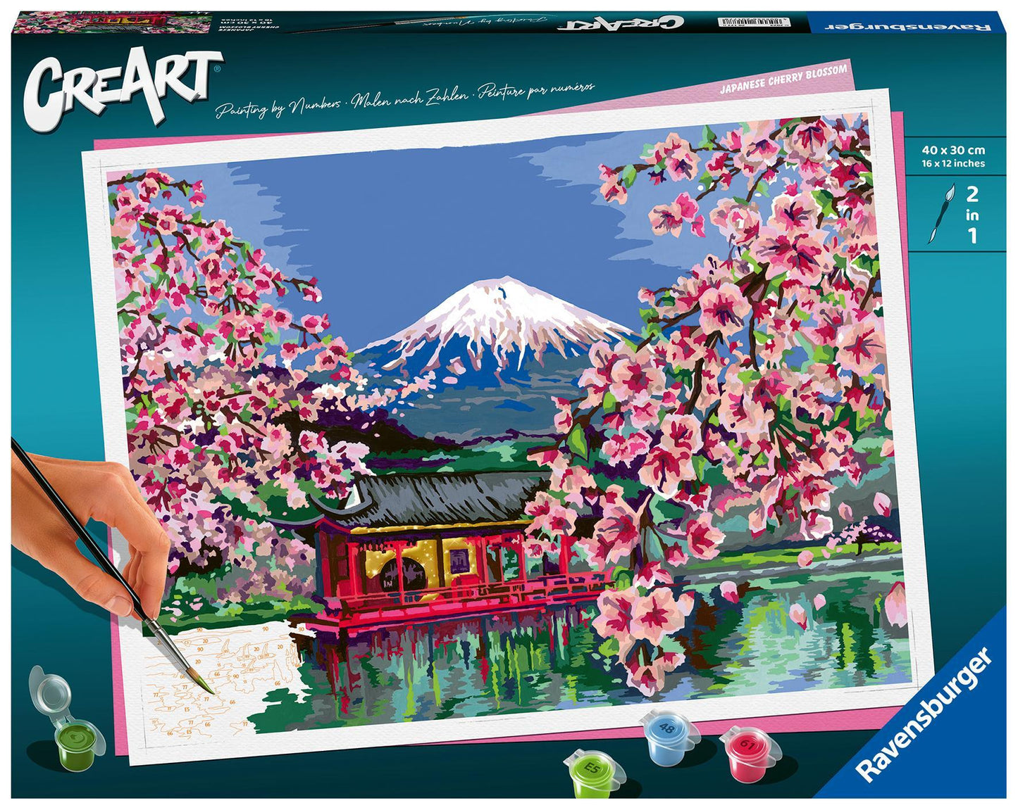 CreArt Adults Premium - Japanische Kirschblüten