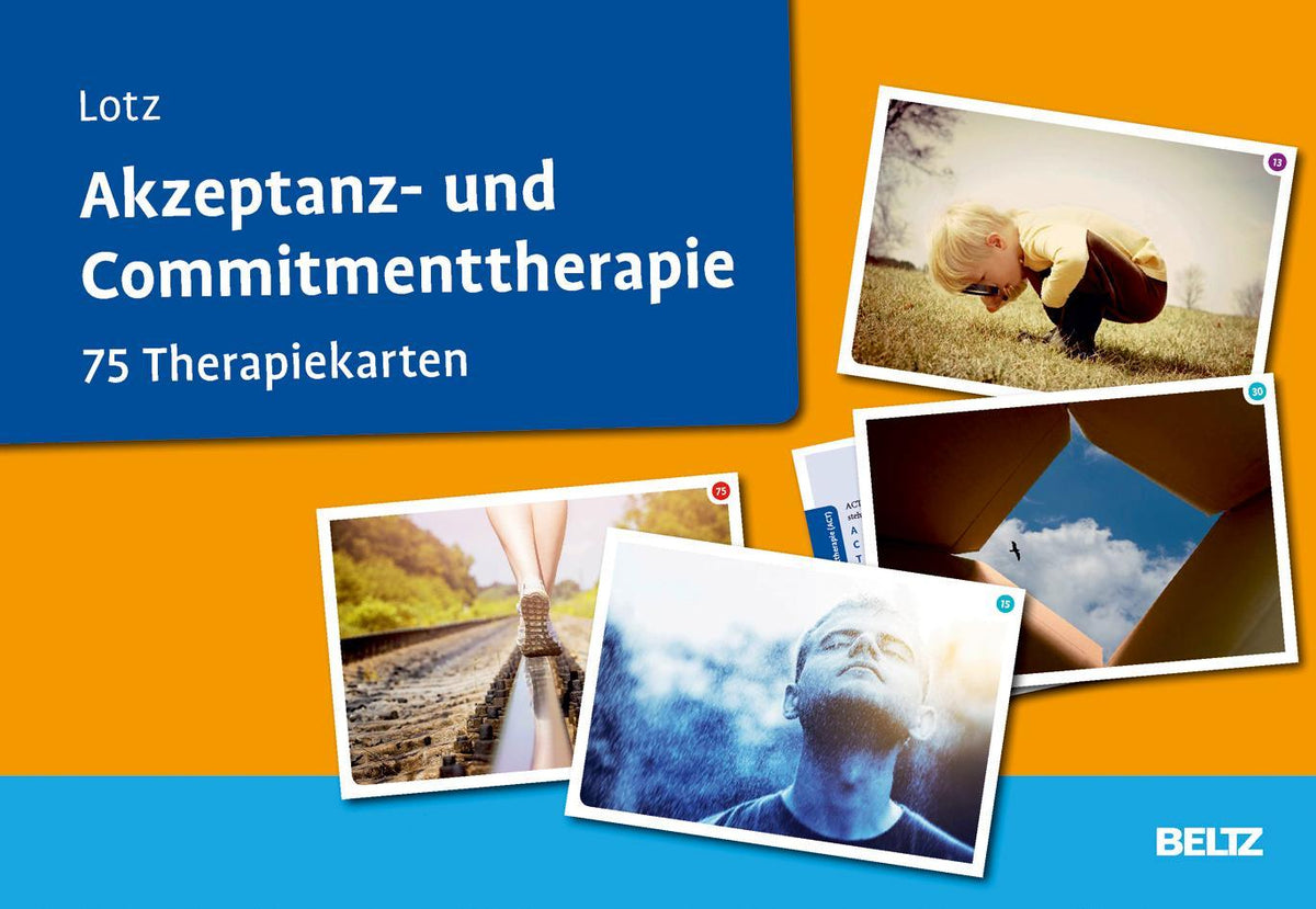 Buchcover: Akzeptanz- und Commitmenttherapie, 75 Therapiekarten