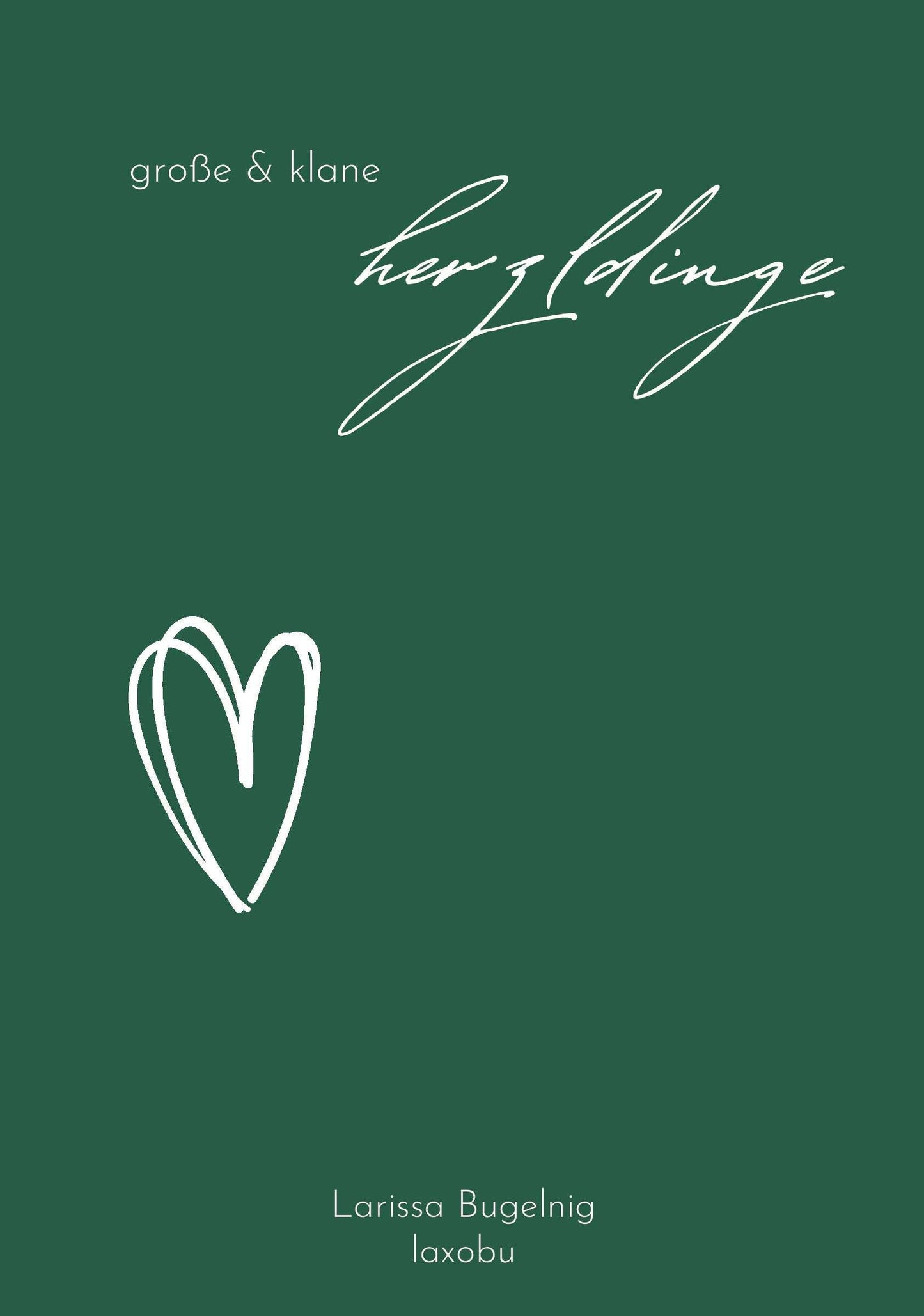 Große und klane Herzldinge