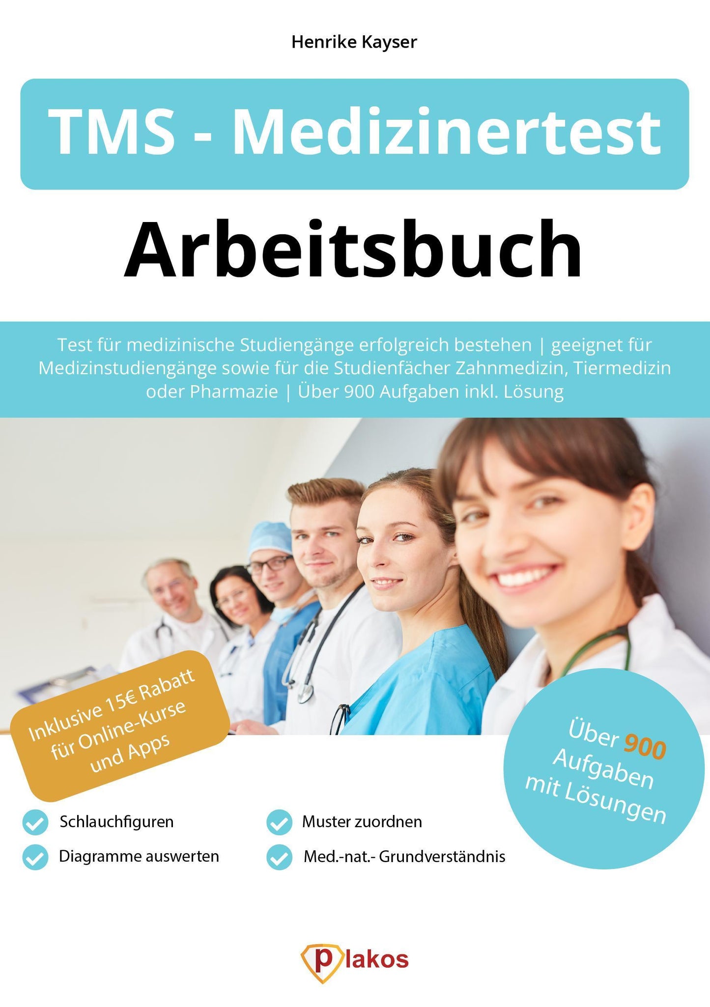 Buchcover: TMS/ Medizinertest Vorbereitung