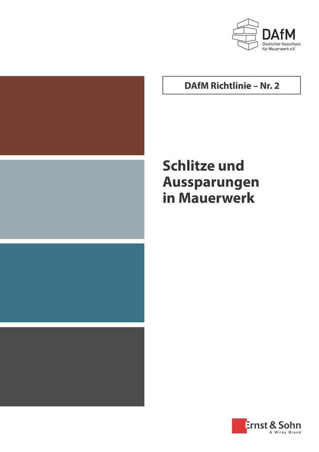 Buchcover: Schlitze und Aussparungen in Mauerwerk