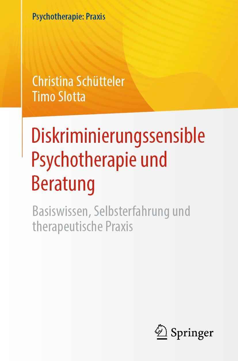 Buchcover: Diskriminierungssensible Psychotherapie und Beratung