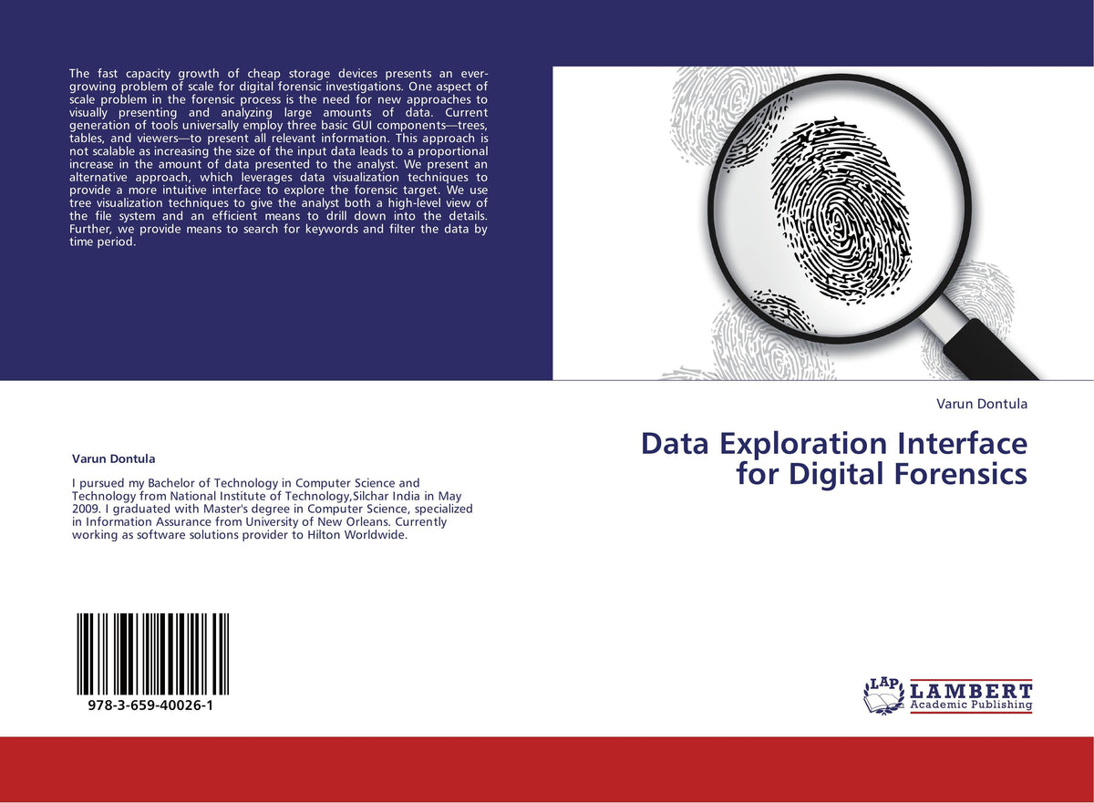 Buchcover: Data Exploration Interface for Digital Forensics