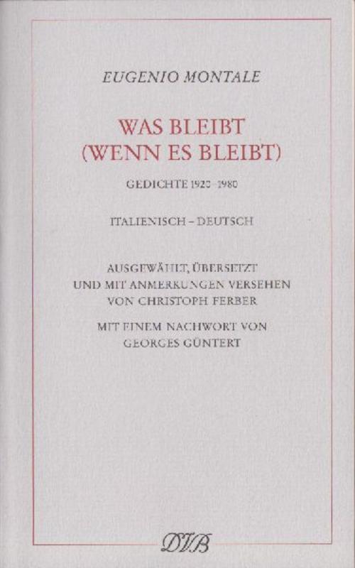 Was bleibt (wenn es bleibt)