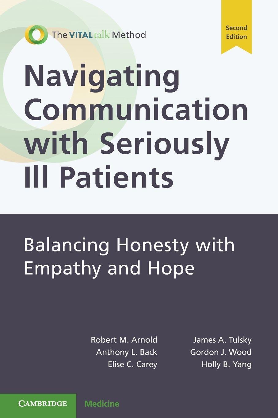 Buchcover: Navigating Communication with Seriously Ill Patients