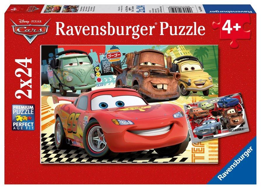 Kinderpuzzle 2x24 Teile - Disney / Pixar Cars - Neue Abenteuer