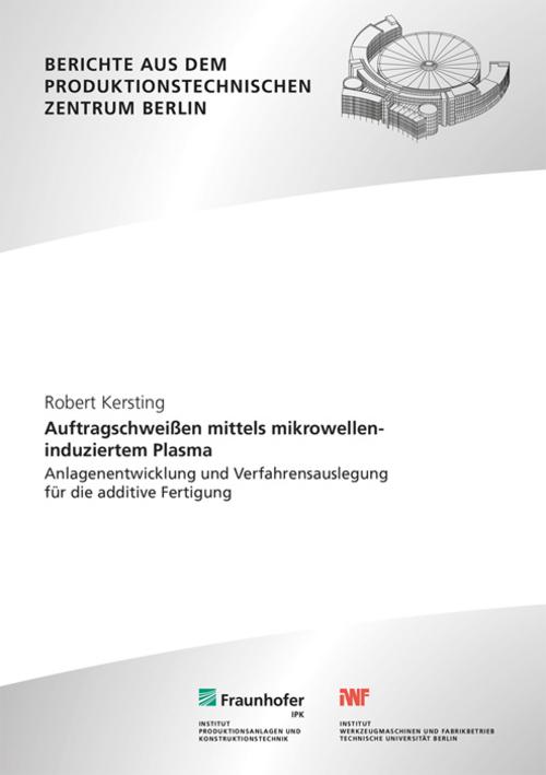 Buchcover: Auftragschweißen mittels mikrowelleninduziertem Plasma