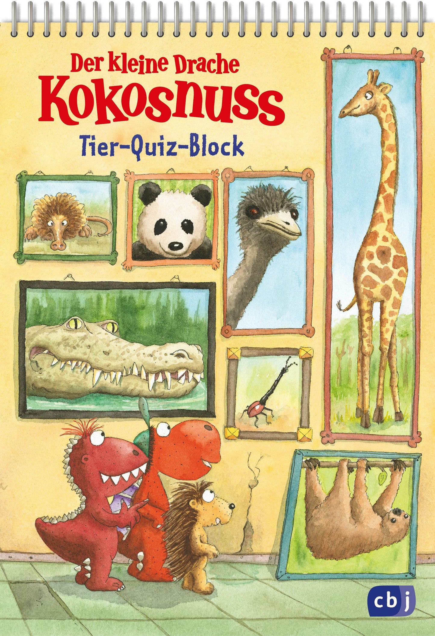 Siegner, Ingo/Der kleine Drache Kokosnuss - Quizblock Tiere