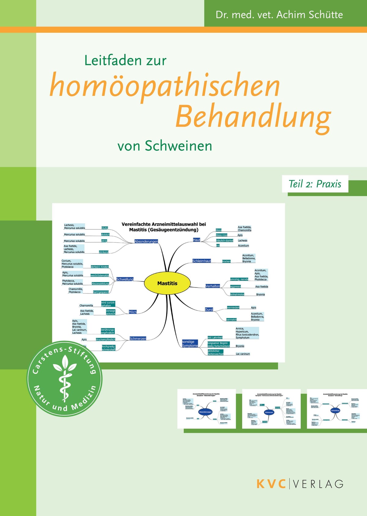 Buchcover: Leitfaden zur homöopathischen Behandlung von Schweinen
