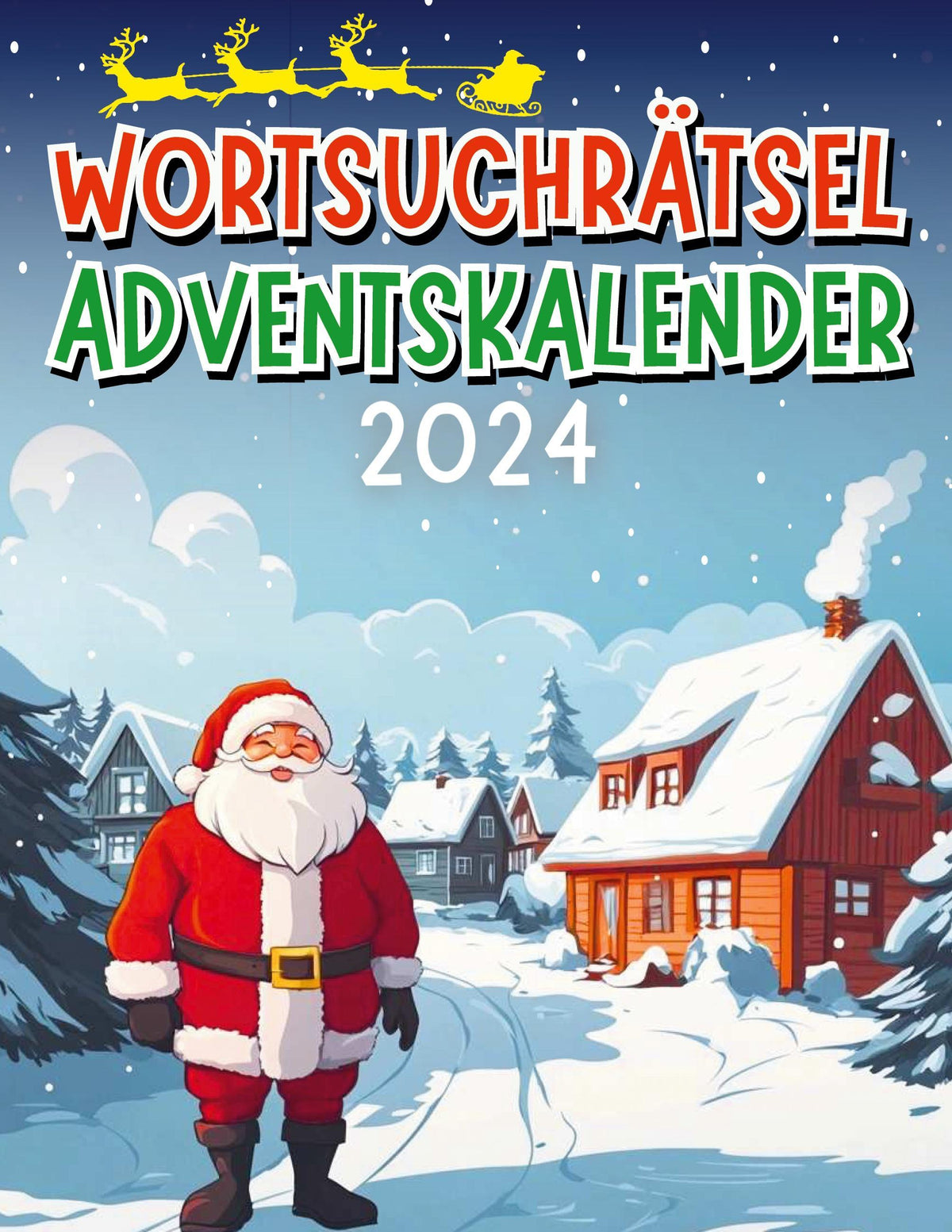 Buchcover: Wortsuchrätsel Adventskalender 2024
