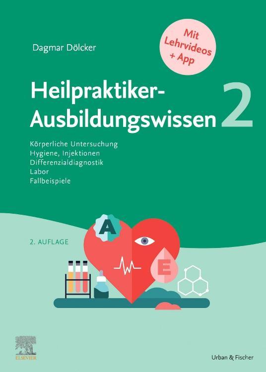 Buchcover: Heilpraktiker-Ausbildungswissen 2