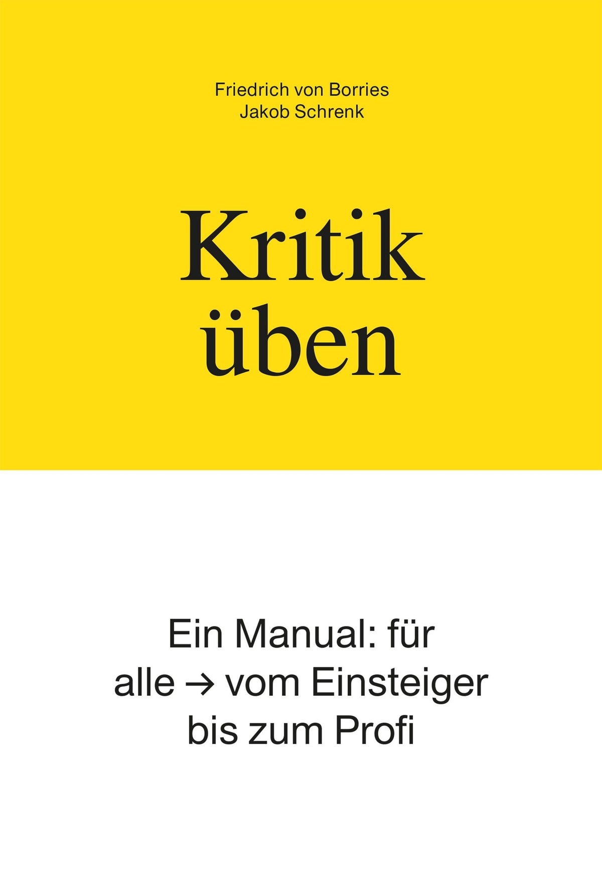 Buchcover: Kritik üben