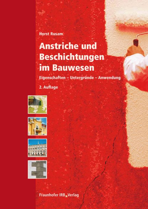 Buchcover: Anstriche und Beschichtungen im Bauwesen