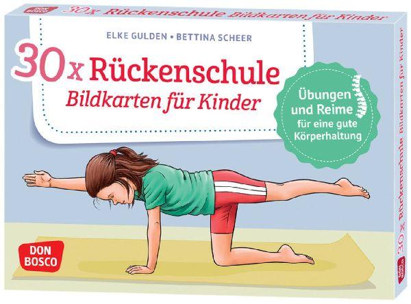 Buchcover: 30 x Rückenschule. Bildkarten für Kinder