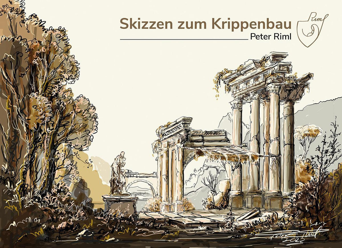 Buchcover: Skizzen zum Krippenbau