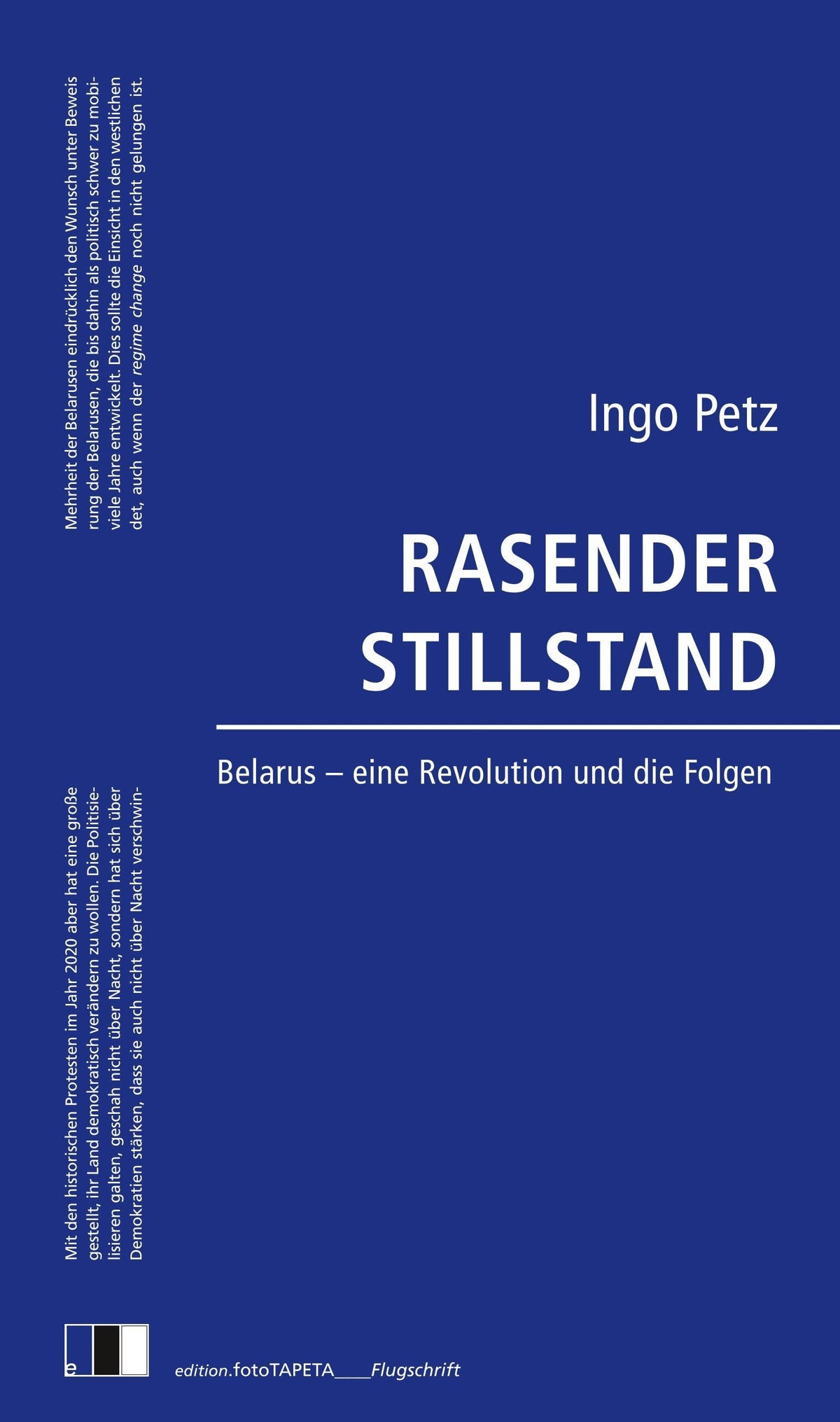 Buchcover: Rasender Stillstand