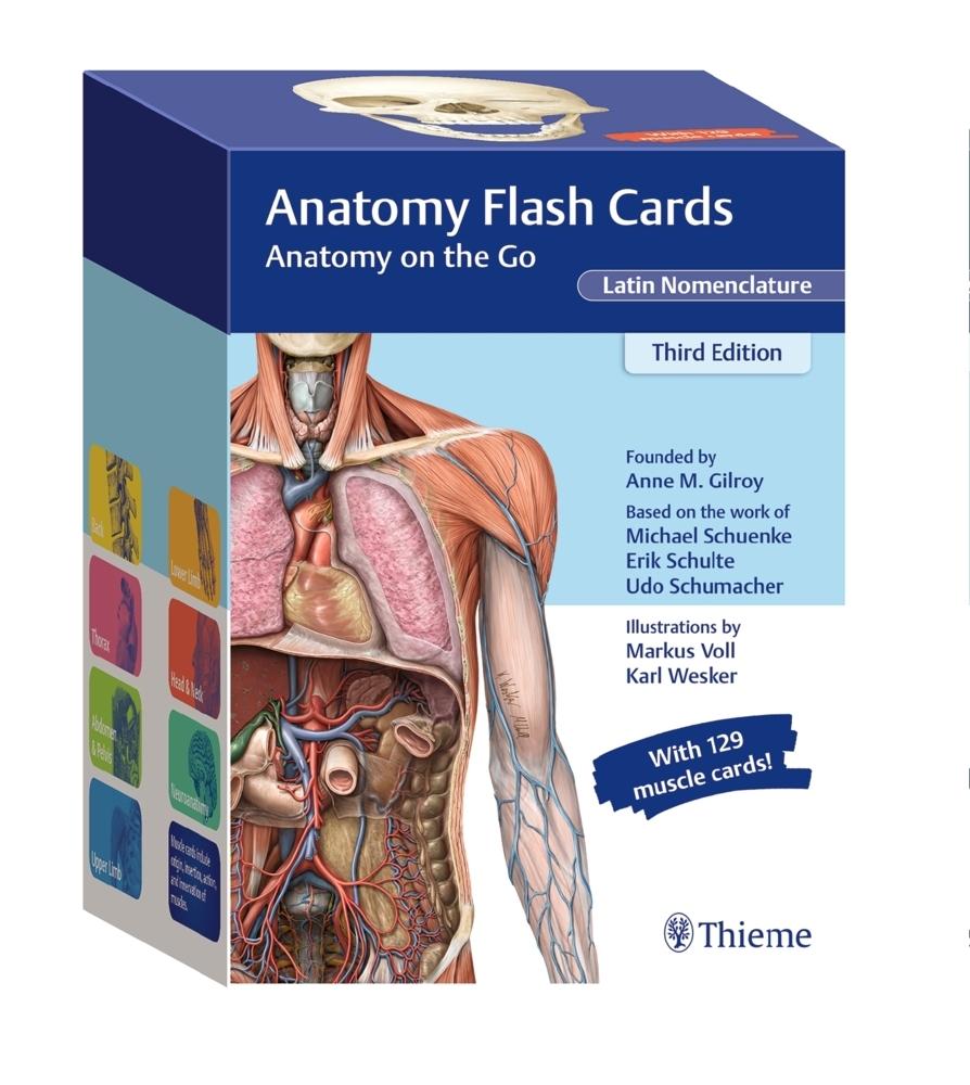 Buchcover: Anatomy Flash Cards, Latin Nomenclature