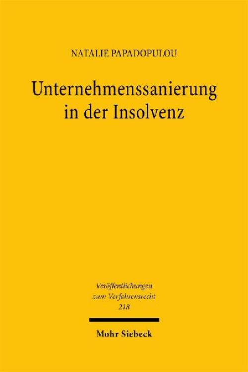 Unternehmenssanierung in der Insolvenz
