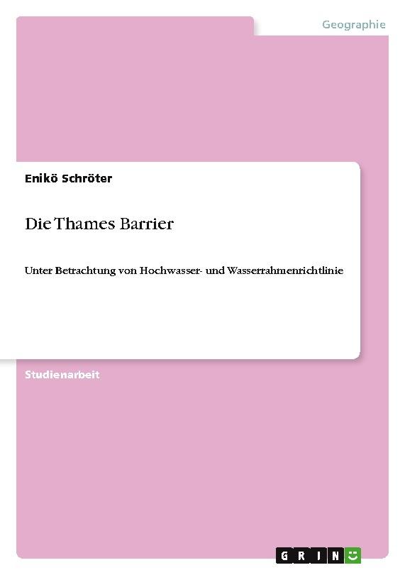 Buchcover: Die Thames Barrier