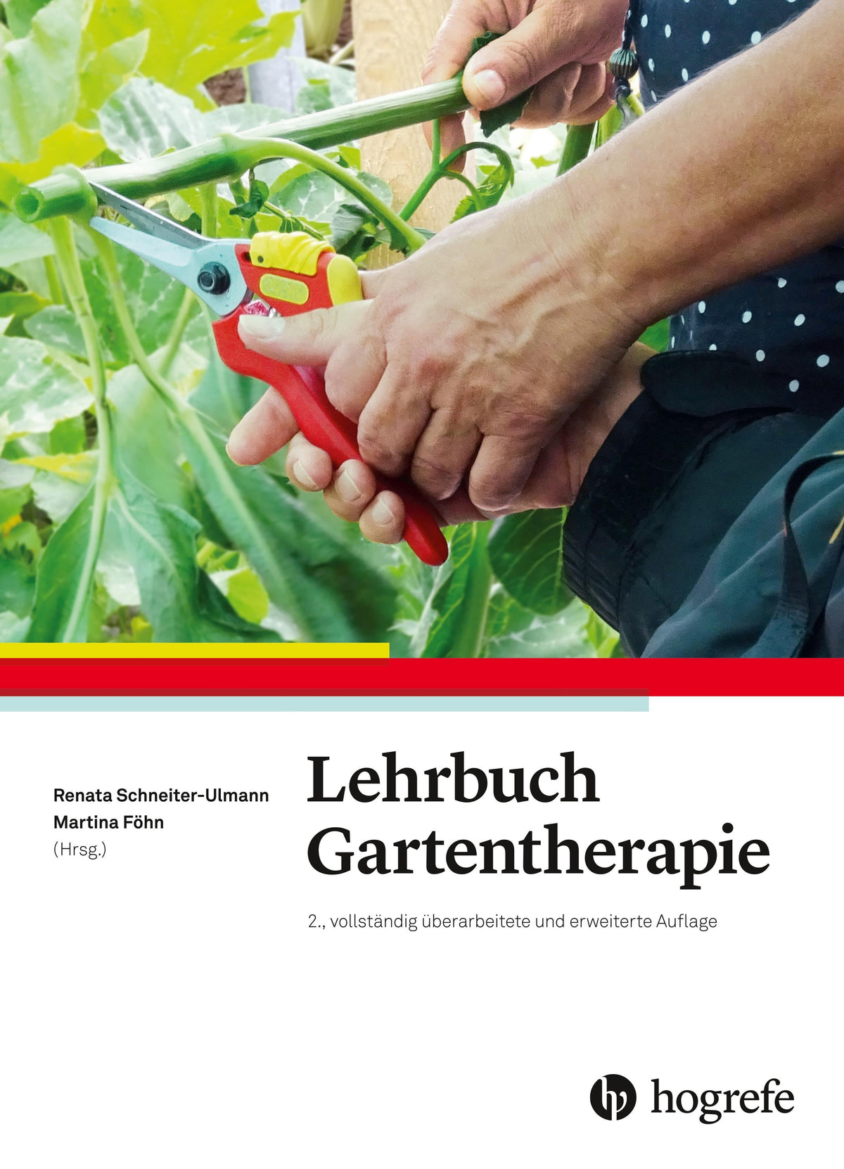 Buchcover: Lehrbuch Gartentherapie