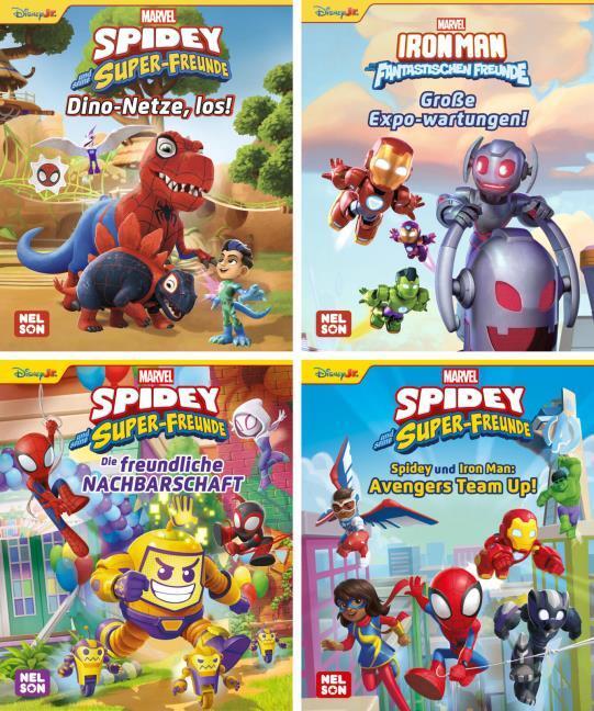 Nelson Mini-Bücher: MARVEL Team Up!  1-4