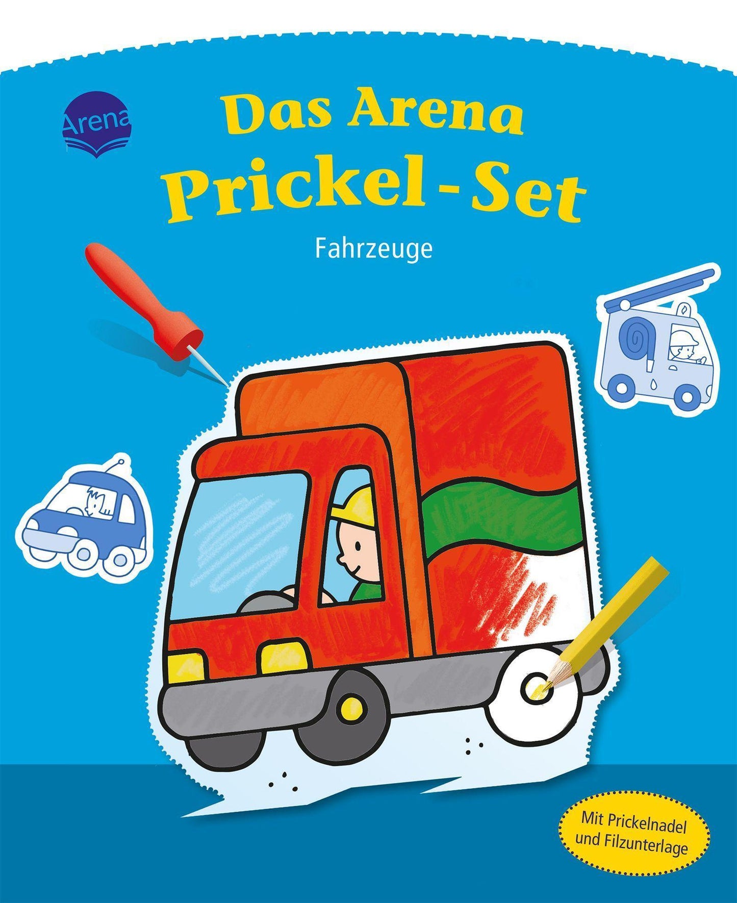 Engelen, Anita/Das Arena Prickel-Set. Fahrzeuge