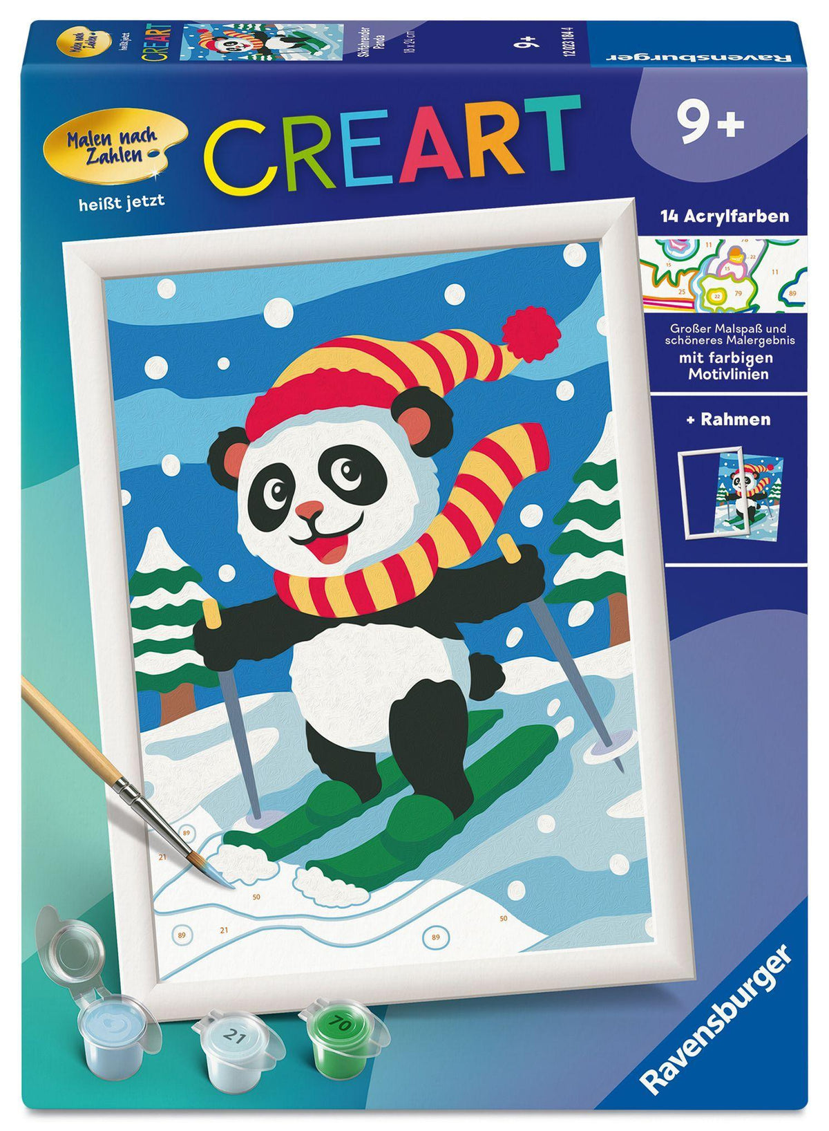 Buchcover: CreArt - Skifahrender Panda