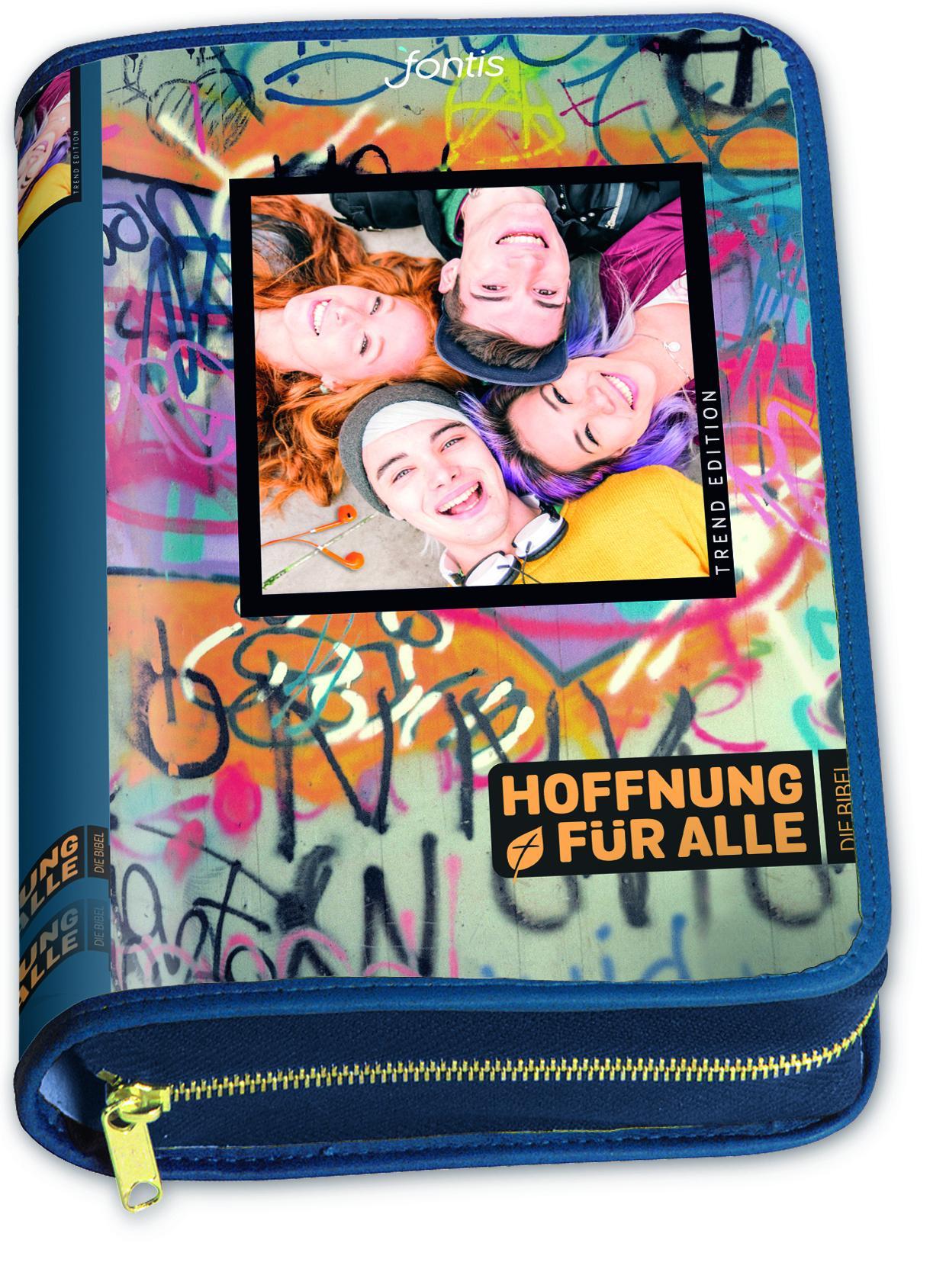 Hoffnung für alle. Die Bibel - Trend-Edition, Bibelhülle \"Graffiti-Mauer\" 2.0