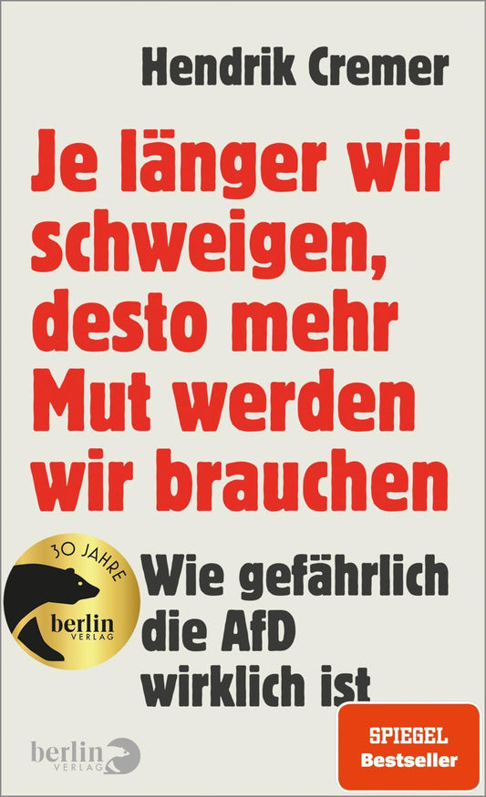 Je länger wir schweigen, desto mehr Mut werden wir brauchen: Wie gefährlich die AfD wirklich ist | »Niemand, der Cremers Buch gelesen hat, kann behaupten, er habe nichts gewusst.« ZDF \"Aspekte\"