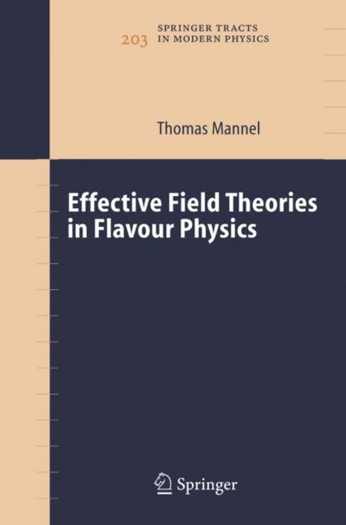 Buchcover: Effective Field Theories in Flavour Physics