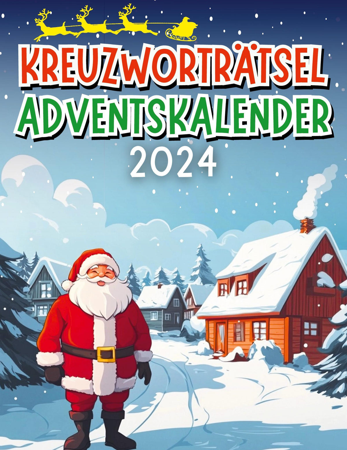 Buchcover: Kreuzworträtsel Adventskalender 2024