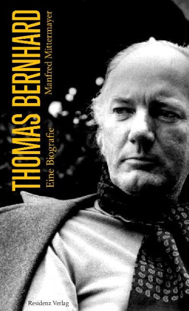 Buchcover: Thomas Bernhard