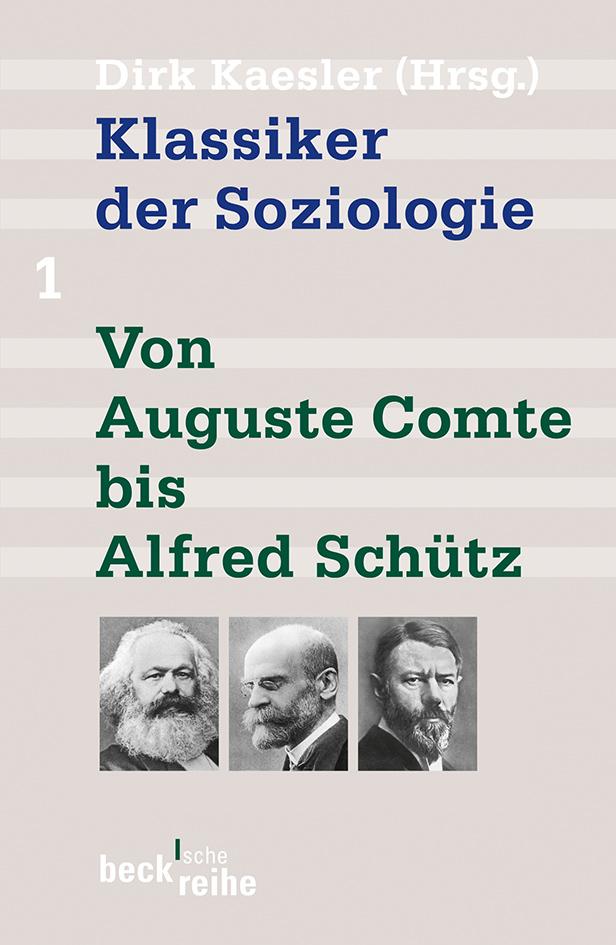 Buchcover: Klassiker der Soziologie 01