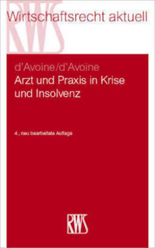 Buchcover: Arzt und Praxis in Krise und Insolvenz