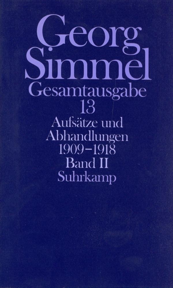 Aufsätze und Abhandlungen 1909-1918.Tl.2