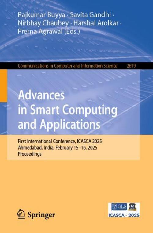 Buchcover: Advances in Smart Computing and Applications