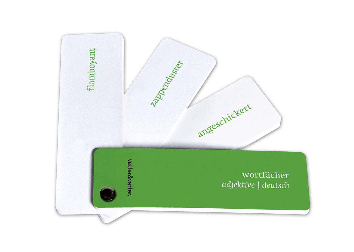 Buchcover: Wortfächer - adjektive deutsch