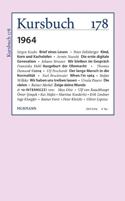 Buchcover: Kursbuch 178