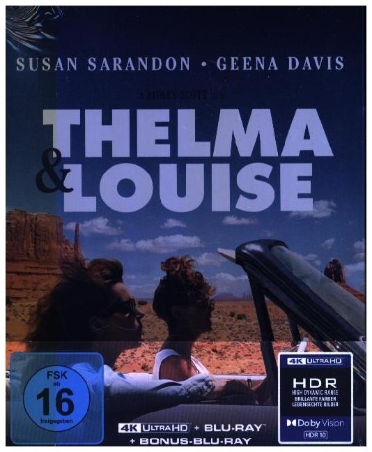 Thelma & Louise,1 4K UHD-Blu-ray + 2 Blu-ray (Limitiertes SteelBook mit Quarterslip)